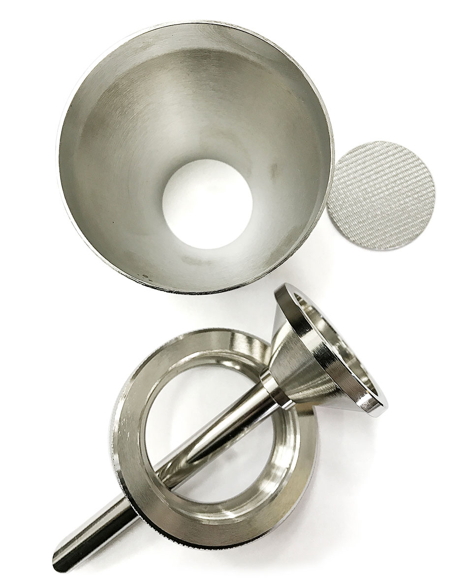 LAB-101-558: metallic filter funnel