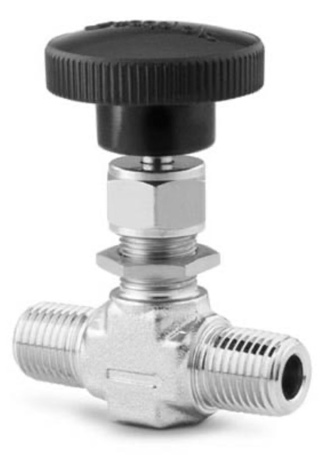 5432: Stainless steel integral bonnet needle valve